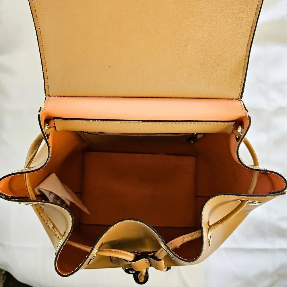 Aldo Dark Tan Unisex Backpack